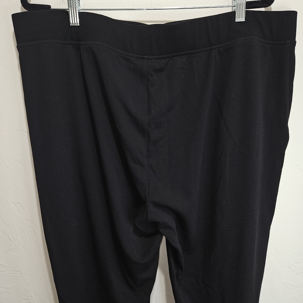 Chicos Zenergy Black Pants Adjustable Length Women's Size 4R 20 22 Pull On Comfy - Picture 4 of 10